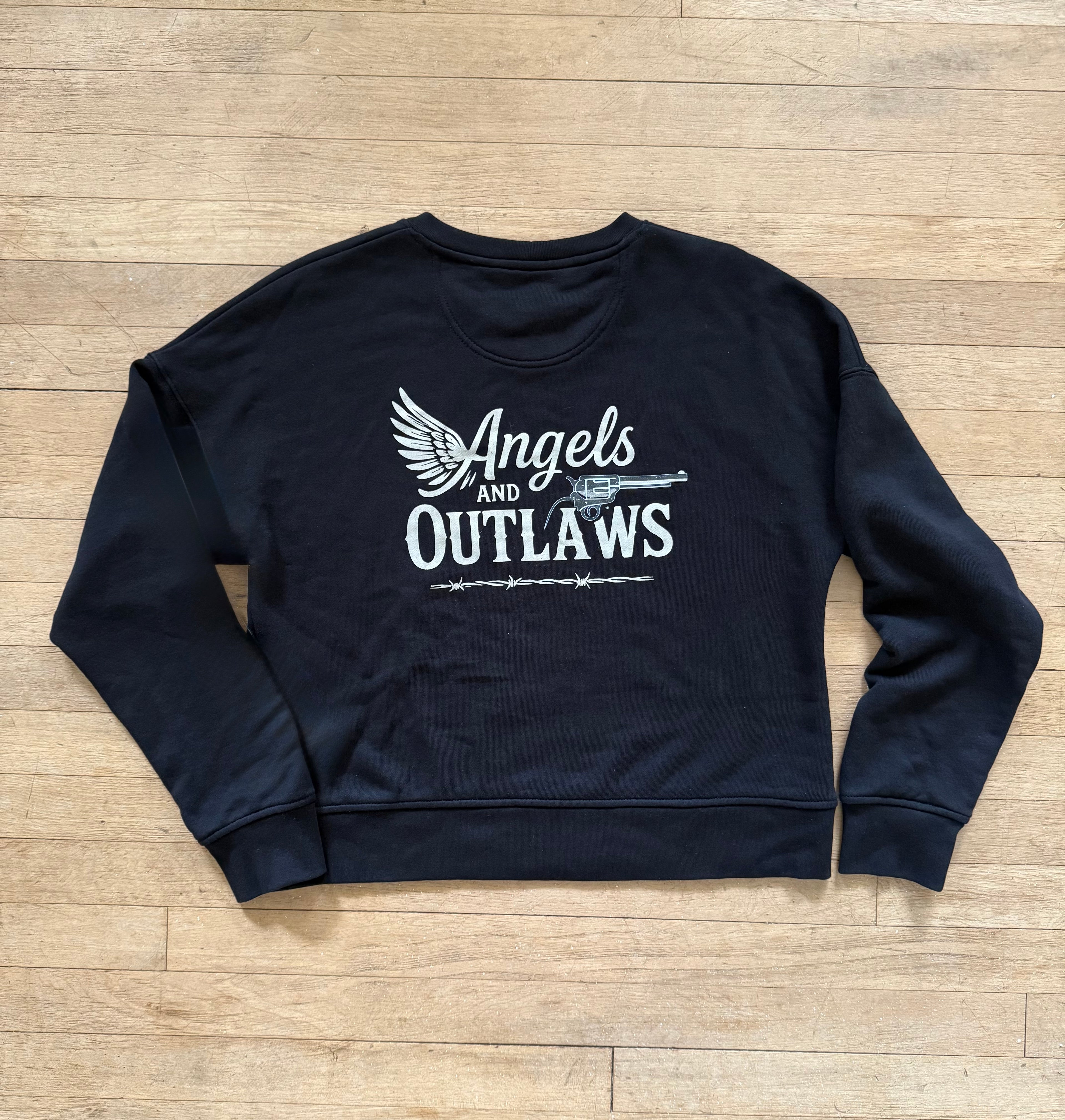 Womens Angels & Outlaws Crewneck