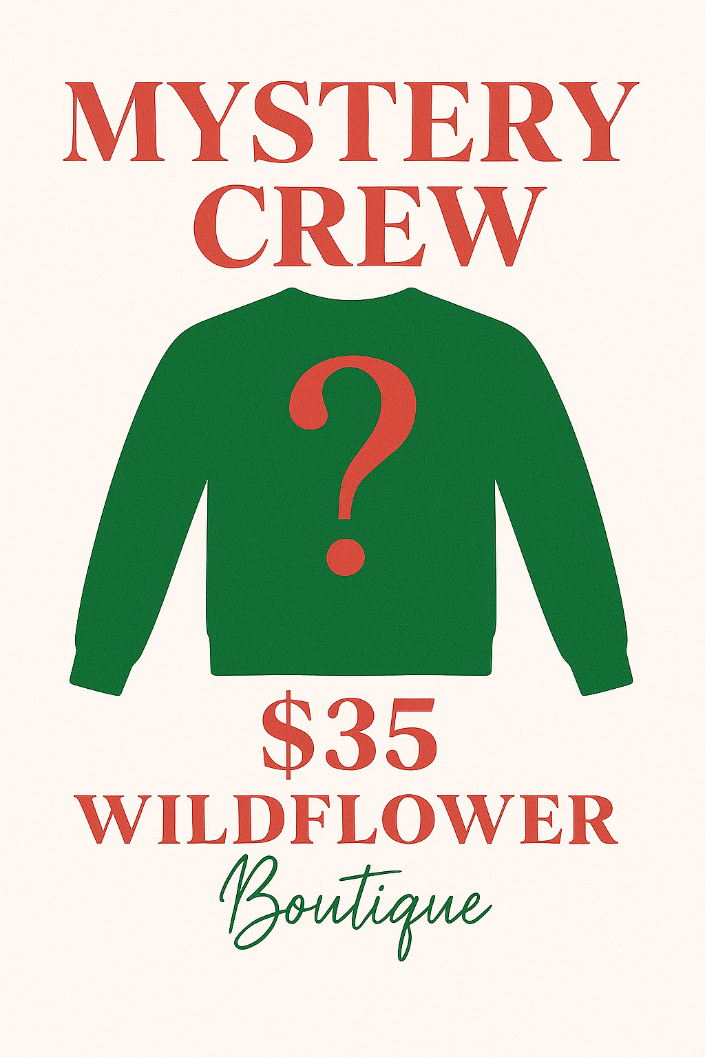 Christmas mystery Crewneck